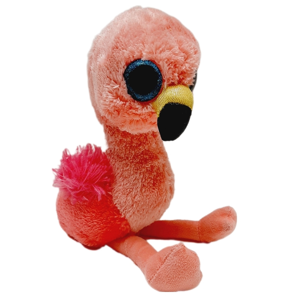 🍒4 for $20🍒 New - TY Beanie Baby Boos Gilda Flamingo Bird Plush Soft Kids Toy